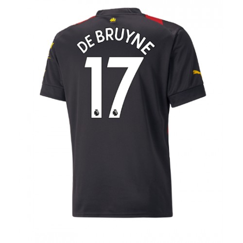 Fotbalové Dres Manchester City Kevin De Bruyne #17 Venkovní 2022-23 Krátký Rukáv
